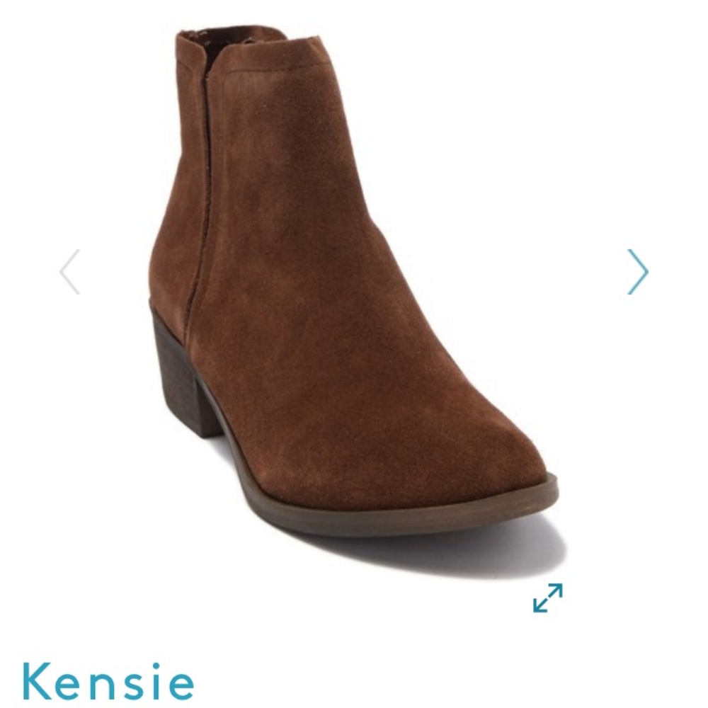Kensie Gamal suede booties